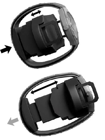 Пластиковый телескопический держатель для часов Пластиковый телескопический держатель для часов